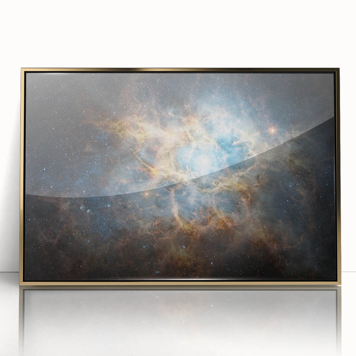 Bright Cosmic Nebula Wall Art | Space Canvas Prints | Deep Space Decor