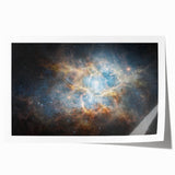 Bright Cosmic Nebula Wall Art | Space Canvas Prints | Deep Space Decor