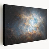 Bright Cosmic Nebula Wall Art | Space Canvas Prints | Deep Space Decor