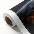 Satellite at Sunrise - Cosmic Wall Decor Space-Themed Canvas Art