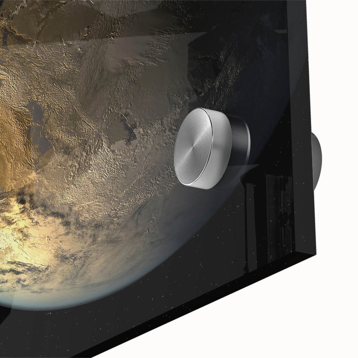 Earth-Like Exoplanet Art - Space-Themed Wall Decor for Cosmic Lovers