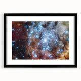 Brilliant Star Cluster Art - Cosmic Starry Night Wall Decor for Homes