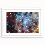 Brilliant Star Cluster Art - Cosmic Starry Night Wall Decor for Homes