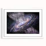 Spiral Galaxy Core Art - Cosmic Swirl Wall Decor for Space Enthusiasts