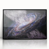 Spiral Galaxy Core Art - Cosmic Swirl Wall Decor for Space Enthusiasts