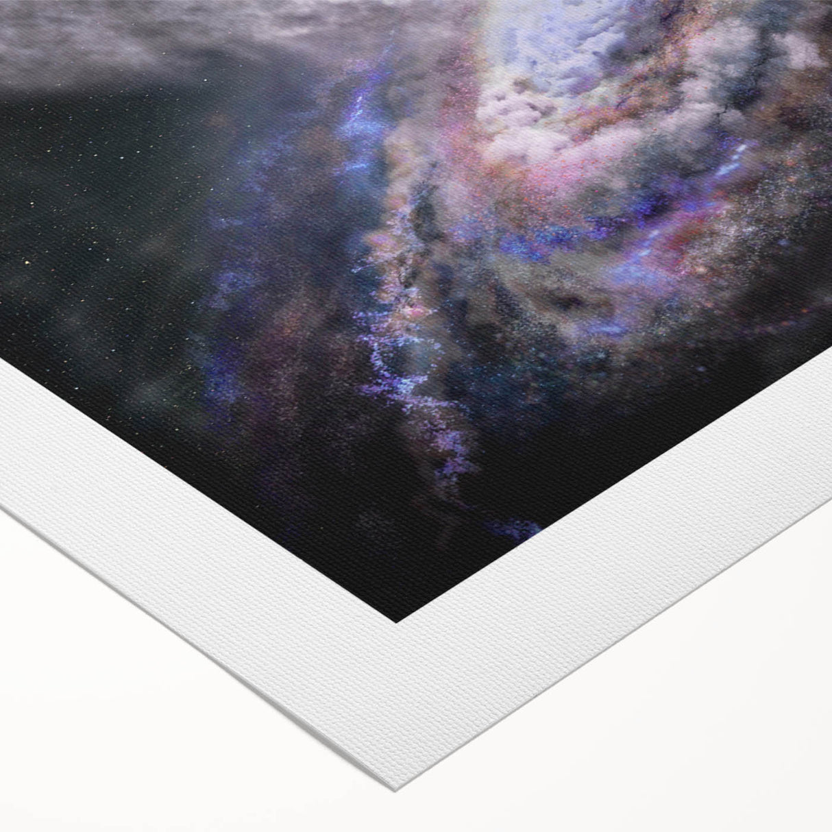 Spiral Galaxy Core Art - Cosmic Swirl Wall Decor for Space Enthusiasts