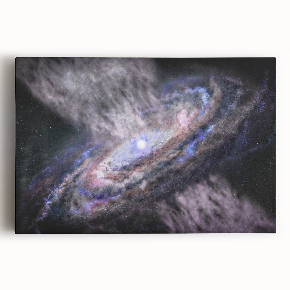 Spiral Galaxy Core Art - Cosmic Swirl Wall Decor for Space Enthusiasts