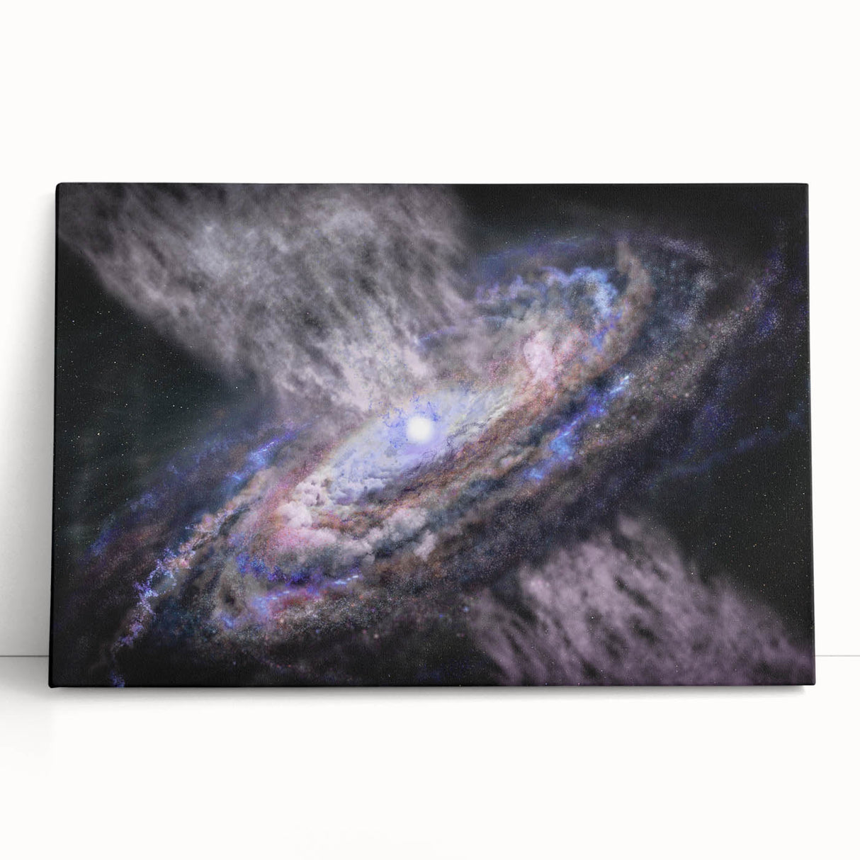 Spiral Galaxy Core Art - Cosmic Swirl Wall Decor for Space Enthusiasts