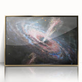 Galactic Jet and Black Hole Art - Cosmic Energy Wall Decor for Homes
