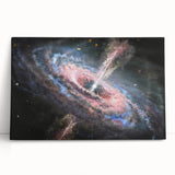 Galactic Jet and Black Hole Art - Cosmic Energy Wall Decor for Homes