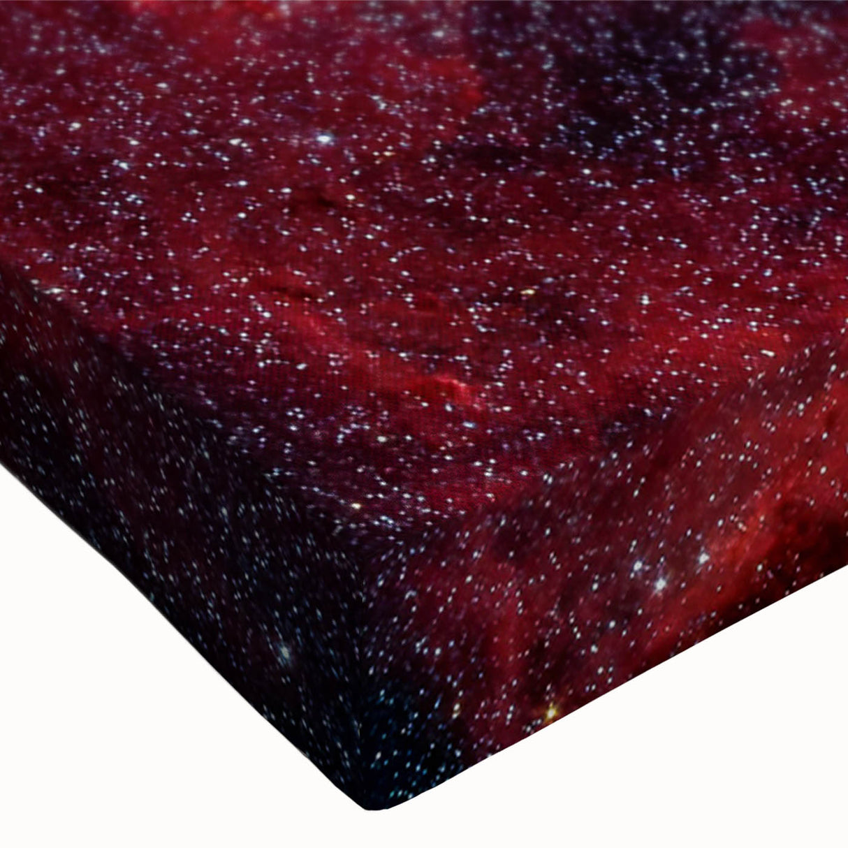 Red Galactic Nebula Wall Art - Cosmic Starry Sky Decor for Home