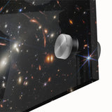 Starry Galaxy Wall Art - Deep Space Galaxy Cluster Astronomy Decor