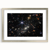 Starry Galaxy Wall Art - Deep Space Galaxy Cluster Astronomy Decor