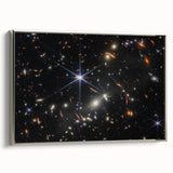 Starry Galaxy Wall Art - Deep Space Galaxy Cluster Astronomy Decor