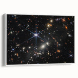 Starry Galaxy Wall Art - Deep Space Galaxy Cluster Astronomy Decor