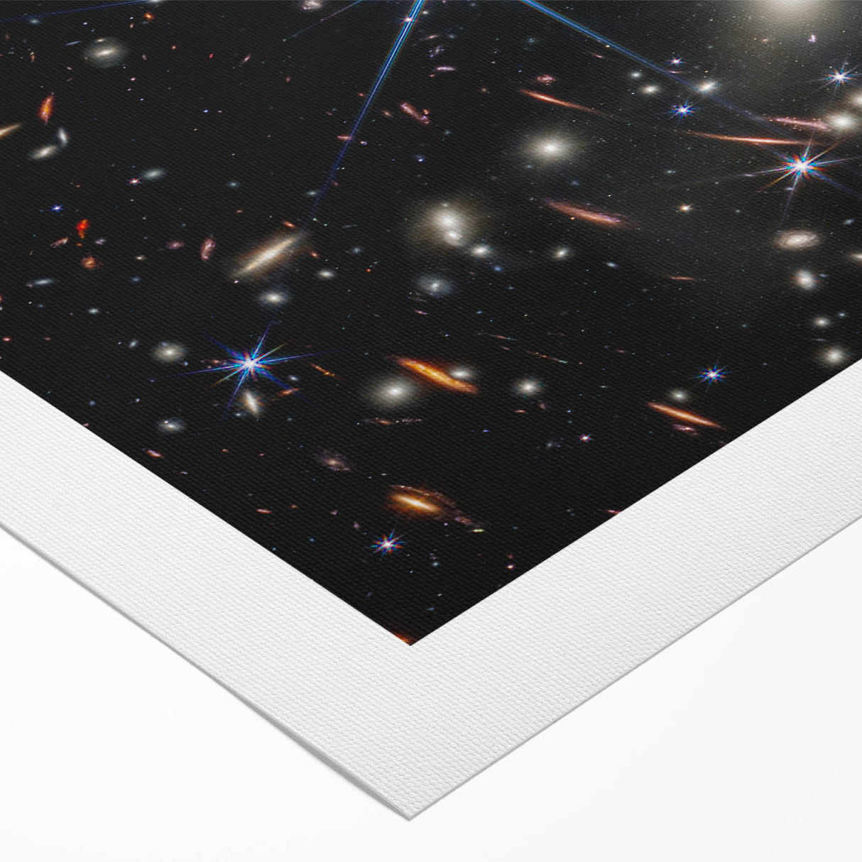 Starry Galaxy Wall Art - Deep Space Galaxy Cluster Astronomy Decor