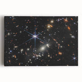 Starry Galaxy Wall Art - Deep Space Galaxy Cluster Astronomy Decor