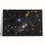 Starry Galaxy Wall Art - Deep Space Galaxy Cluster Astronomy Decor
