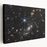 Starry Galaxy Wall Art - Deep Space Galaxy Cluster Astronomy Decor