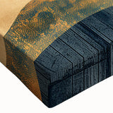 Abstract Red Sun and Waves – Modern Sun Wall Art with Bold Colors