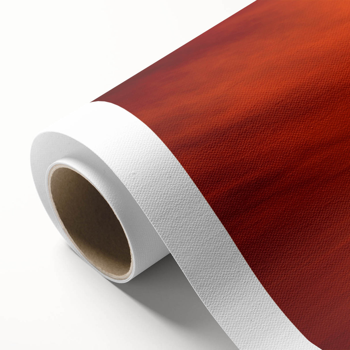 Vivid Sunset Over Ocean – Bold Sun Wall Art with Fiery Red Hues