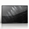 Framed black acrylic display showcasing a sleek, modern design with a glossy finish, ideal for contemporary home decor or office settings, emphasizing elegance and sophistication.