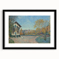Extra large abstract art print featuring textured, colorful art with vibrant hues on a black framed canvas.