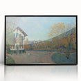 Large abstract wall art featuring mid-century modernist streaks of black and white on acrylic.