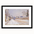 Extra large abstract art print of colorful, textured brushstrokes, framed in black, ideal for living room decor.