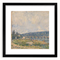 Extra large abstract art print with vibrant colors on a textured canvas, framed in black, ideal for living room decor.