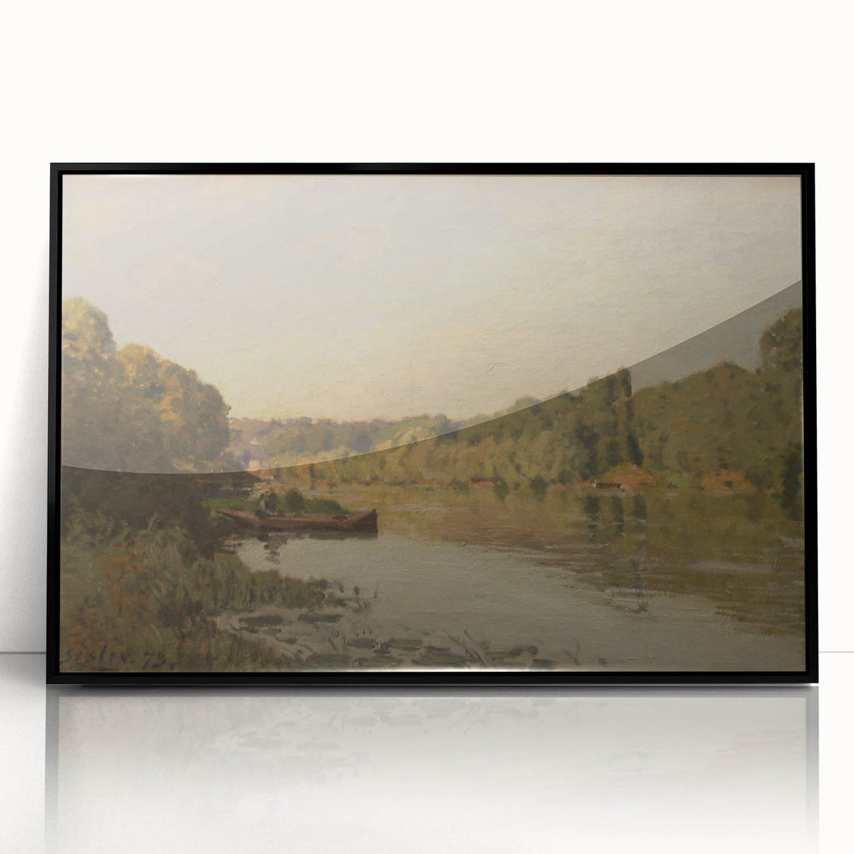 Large abstract wall art featuring muted earth tones on a framed acrylic canvas, ideal for modern art wall decor.