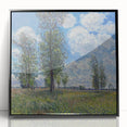 Large abstract wall art featuring mid-century modernist style in muted earth tones on framed acrylic.