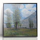 Large abstract wall art featuring mid-century modernist style in muted earth tones on framed acrylic.