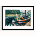 Extra large canvas featuring an abstract art print of colorful, textured strokes, ideal for living room decor.