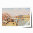 Extra large rolled print of Camille Pissarro's floral artwork in pastel shades, ideal for art wall dining room.