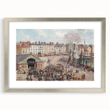 Textured art print of an abstract design in earthy tones on a framed canvas, ideal for bedroom art.