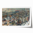 Rolled print of Camille Pissarro's impressionist floral art in soft pastel shades, ideal for art wall dining room.