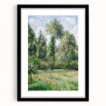 Extra large abstract art print featuring colorful, textured strokes on a black framed canvas, ideal for living room decor.