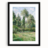 Extra large abstract art print featuring colorful, textured strokes on a black framed canvas, ideal for living room decor.