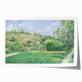 Rolled print of a Camille Pissarro floral painting in soft pastel shades, ideal for art wall dining room or classy bathroom.