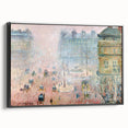 Black and white landscape art painting on framed canvas depicting vintage-style trees, ideal for bedroom wall decor.