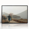 Large abstract wall art by Camille Pissarro featuring mid-century modernist design.