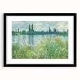 Extra large, textured abstract art print featuring colorful, impressionistic strokes on a black framed canvas.