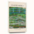 Acrylic print of a Claude Monet-inspired landscape with soft pastel tones, ideal for dining room decor.