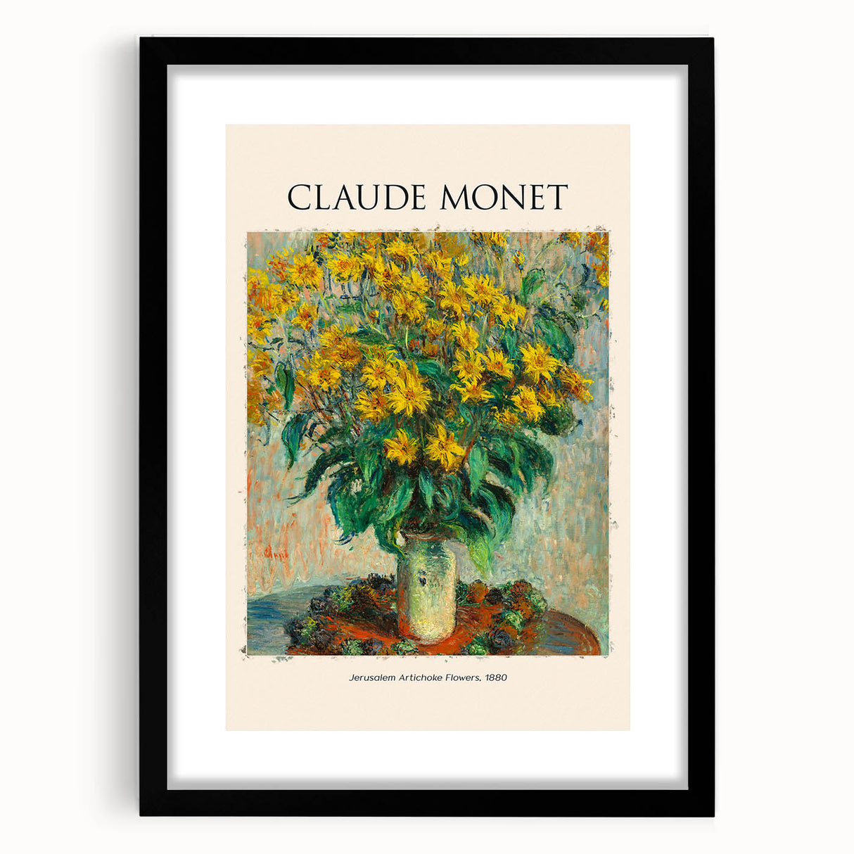 Extra large, textured abstract art print featuring vibrant, colorful strokes on a black framed canvas.
