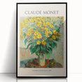 Large abstract wall art print featuring mid-century modernist design in muted earth tones, framed in black acrylic.
