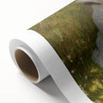 Art Deco style poster of Claude Monet's work on rolled canvas, featuring soft pastel shades, ideal for nursery wall art.