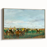 Vintage poster art of a landscape painting on a framed canvas, featuring black and muted tones, ideal for bedroom wall decor.