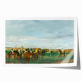 Rolled print of Edgar Degas painting featuring dancers in pale pink and blue hues.