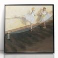 Large abstract wall art featuring a mid-century modernist design in muted earth tones on black framed acrylic.